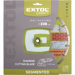 Kotúč rezný diamantový segmentový, 230mm, EXTOL CRAFT