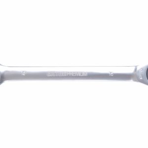 Kľúč očko-vidlicový, račňový, 72 zubov, 16mm, EXTOL PREMIUM