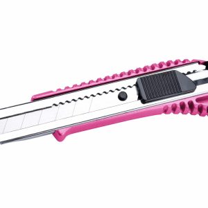Nôž univerzálny olamovací, 18mm, ružová metalická farba, kovový, EXTOL LADY