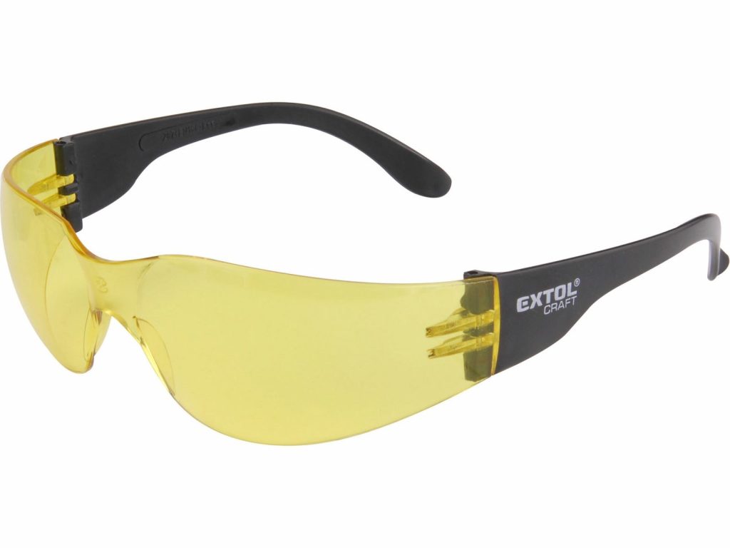 Okuliare ochranné žlté, EXTOL CRAFT