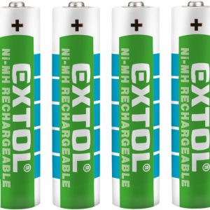 Batéria nabíjateľná 4+2ks, 1,2V, typ AAA, EXTOL ENERGY