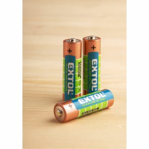 Batéria alkalická 4ks, 1,5V, typ AA, EXTOL ENERGY