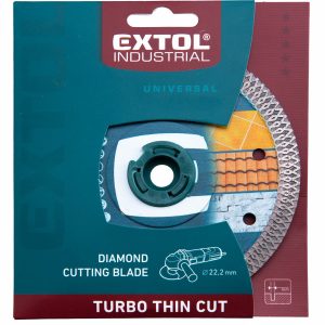 Kotúč rezný diamantový Turbo Thin Cut, 230mm, EXTOL INDUSTRIAL