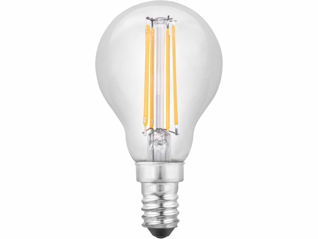 Žiarovka LED číra, 4W, 400lm, E14, EXTOL LIGHT