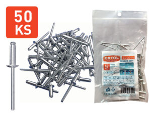 Nity trhacie hliníkové 4,0x12,7mm 50ks, EXTOL PREMIUM