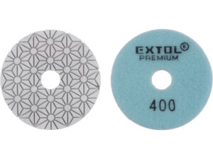 Kotúč diamantový leštiaci na suchý zips, ø100mm, P400, EXTOL PREMIUM