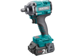 Uťahovač rázový aku Share20V, 1/2", 1x 2Ah, 500Nm, bezuhlíkový motor, EXTOL INDUSTRIAL