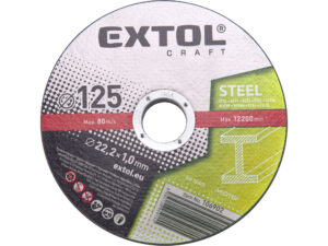 Kotúč rezný na kov 5ks, 125x1,0mm, EXTOL CRAFT