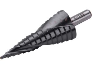 Vrták stupňovitý kobaltový, ø4-32mm / 2mm, 15 priemerov, HSS-Co5, EXTOL INDUSTRIAL
